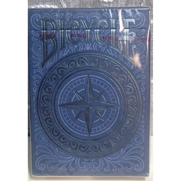 Bicycle Playing Card Deck Odyssey Sea Blue Nautical Theme Made in USA New - Picture 2 of 5